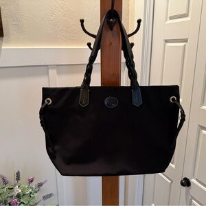 Dooney & Bourke Black Nylon Tote Bag